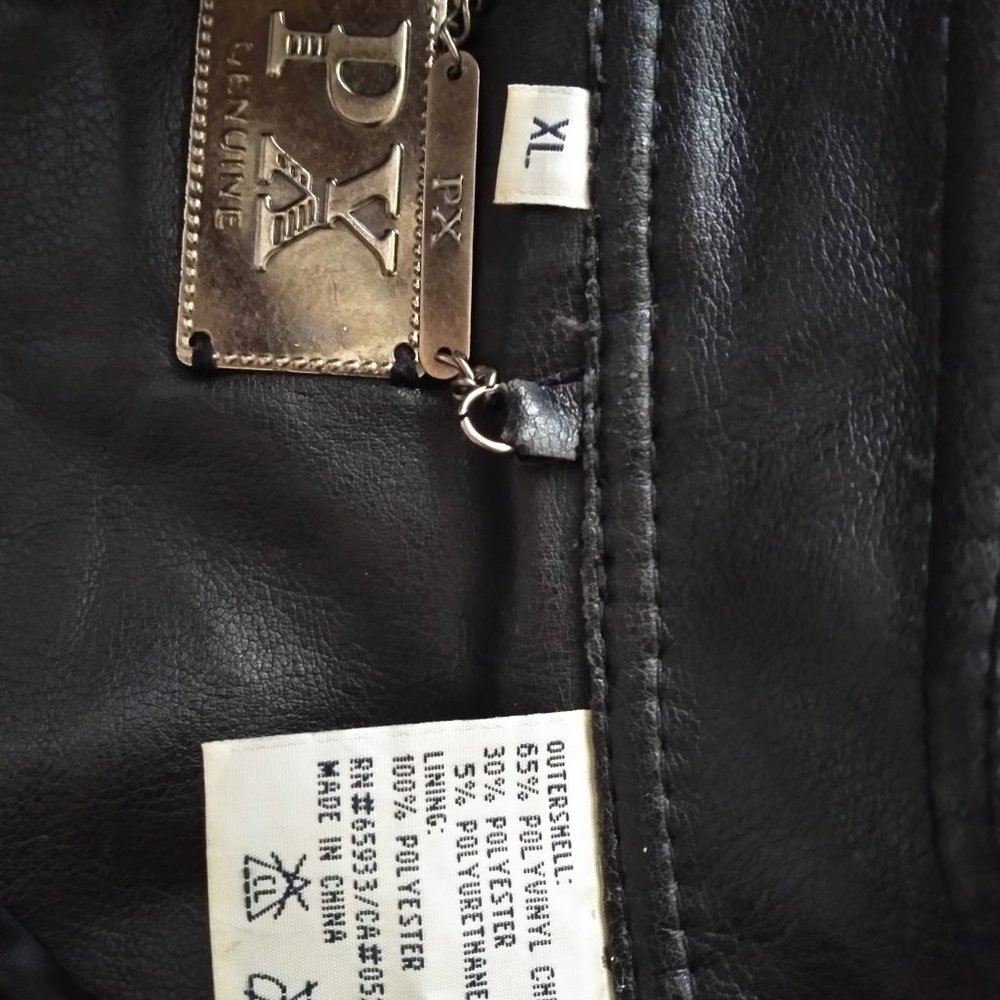 PX Men's Leather Jacket - Picture 6 of 8